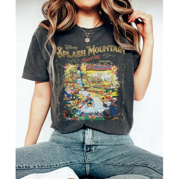 Retro Disneyland Splash Mountain Shirt, Disney Splash Mountain shirt, Vintage Disneyland Shirt, Disney Group Shirt, Disney Family Trip Shirt