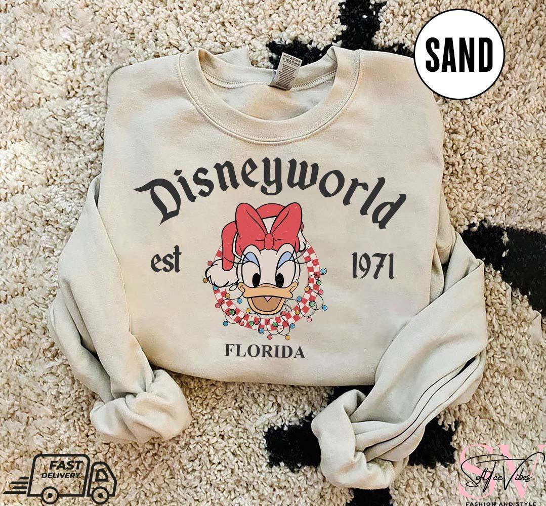 Retro Disneyworld Christmas All Characters Shirt, Disney Christmas