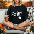 thumbnail image 1 of Retro Dodgers Crewneck Sweatshirt, LA Baseball Pullover, Gameday Fan Gift, 1 of 4