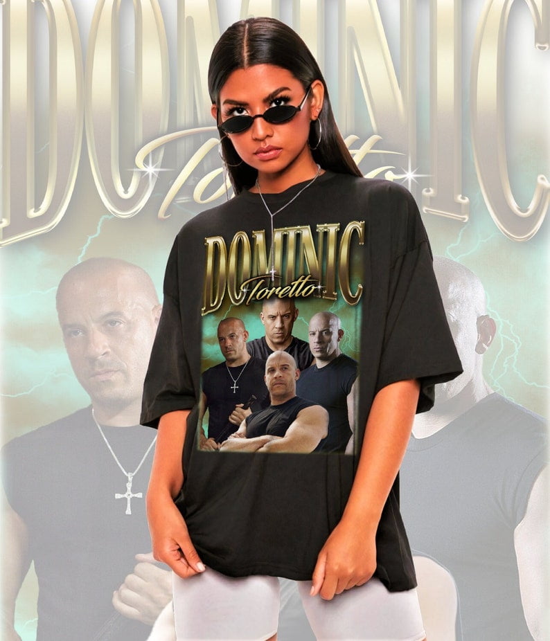 Retro Dominic Toretto Shirt -Vin Diesel Shirt,Vin Diesel Tshirt,Dominic ...