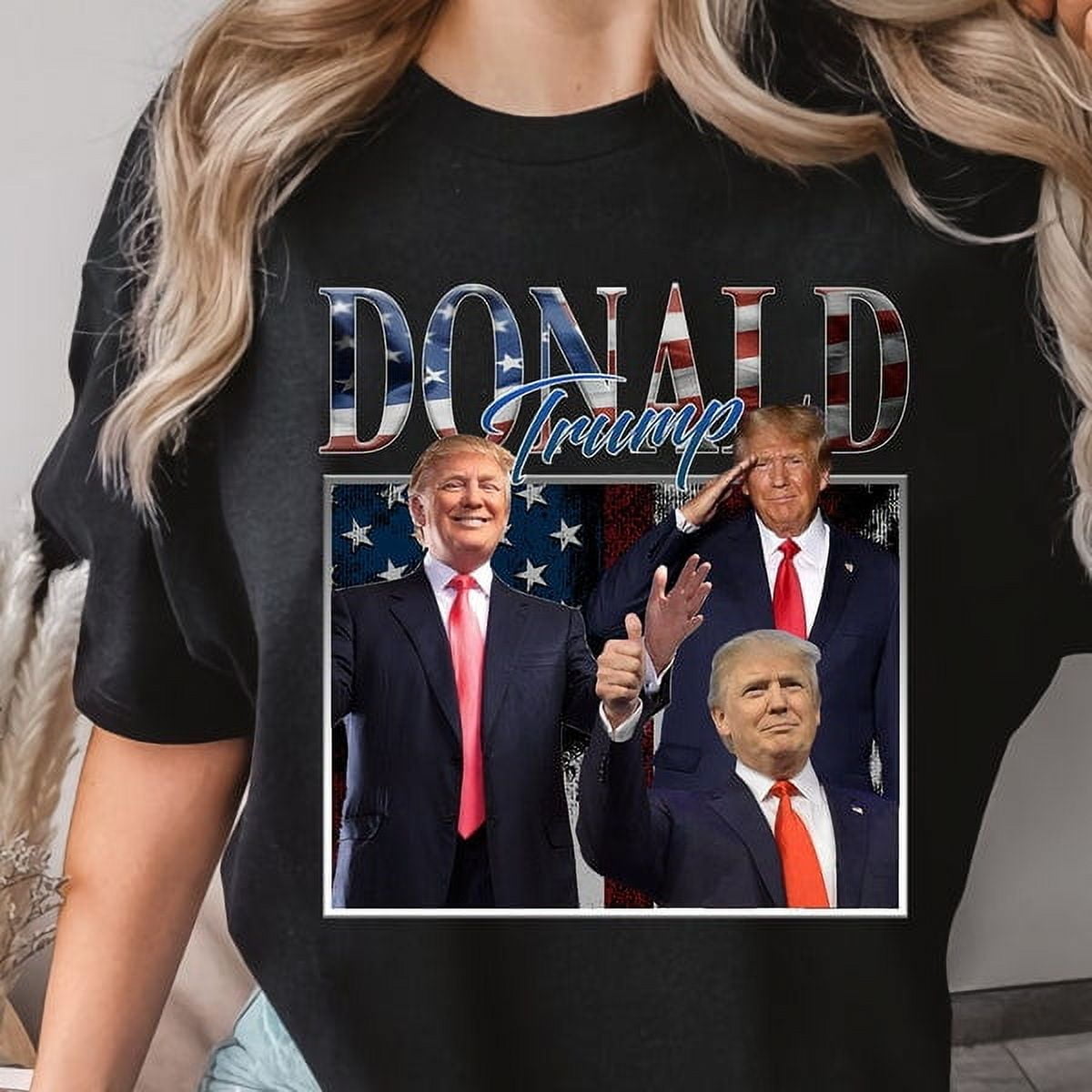 Retro Donald Trump aShirt, Donald Trump Homage Shirt, Donald Trump Fan