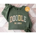 thumbnail image 1 of Retro Doodle Mama Sweatshirt: Trendy Dog Mom Gift Sweatshirt All Size S-5XL, 1 of 5
