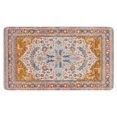 thumbnail image 1 of Retro Door Mat, 17 X 30 Inch Bohemian Orange Patterned Carpet Welcome Doormat Decorative Home Floor Mat, Non Slip Rubber Back and Strong Water Absorption for Outdoor Indoor Entrance Decor, 1 of 6