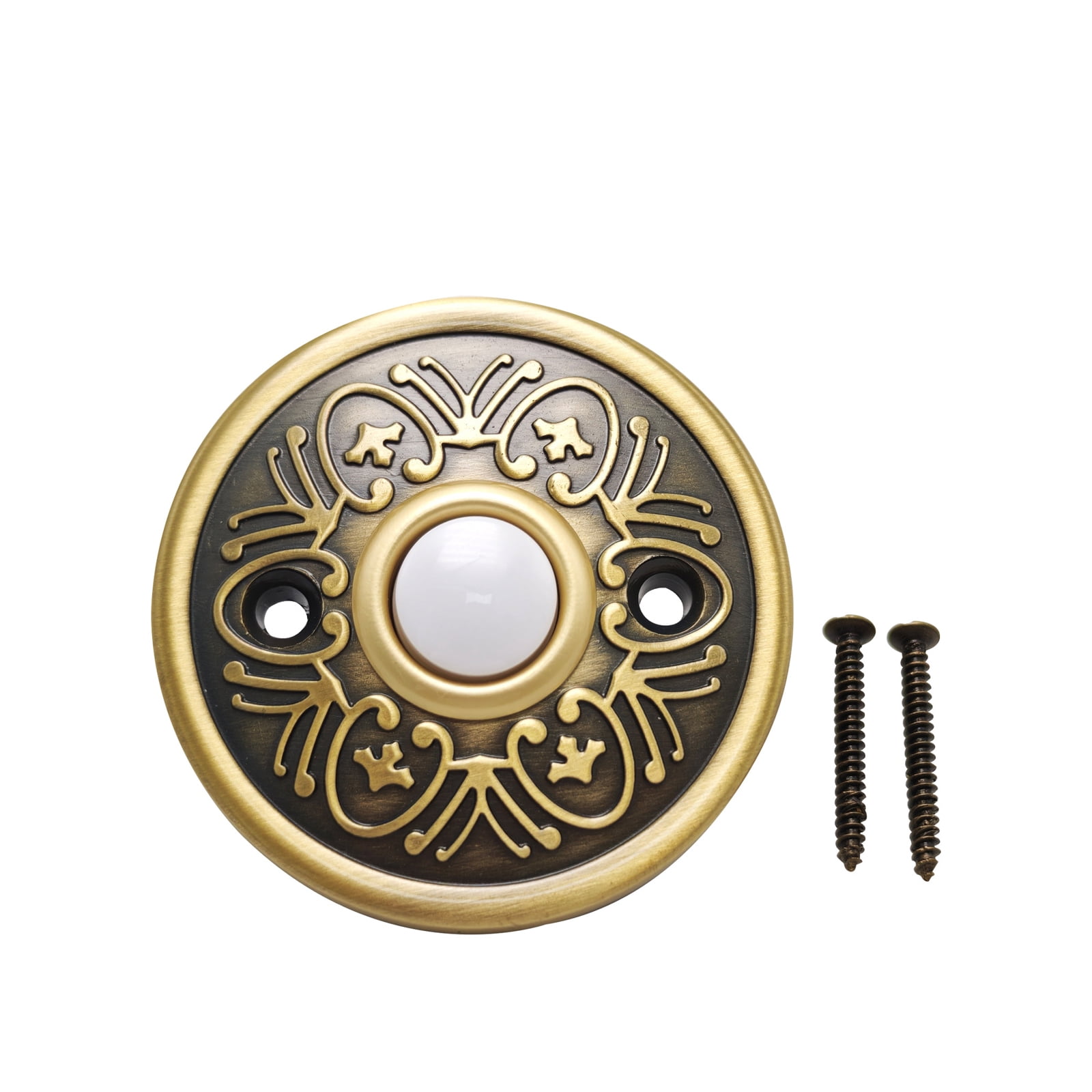 Weatherproof Button Design Retro Doorbell Button with Build In LED Light Weatherproof Designs ...