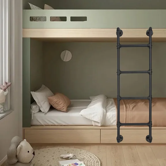 Retro Dormitory Special Climbing Ladder Thickened Metal Fixed Wall Step Ladder