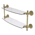 thumbnail image 1 of Retro Dot Collection 18 Inch Two Tiered Glass Shelf, 1 of 11
