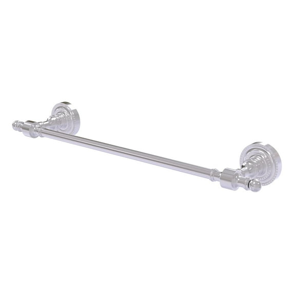 Retro Dot Collection 30-in Towel Bar in Satin Chrome