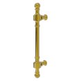 thumbnail image 1 of Retro Dot Collection 8-in Beaded Door Pull in Polished Brass, 1 of 2