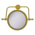 thumbnail image 1 of Retro Dot Collection Wall Mounted Swivel Make-Up Mirror 8 Inch Diameter with 4X Magnification, 1 of 11