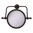 thumbnail image 1 of Retro Dot Collection Wall Mounted Swivel Make-Up Mirror 8 Inch Diameter with 5X Magnification, 1 of 11