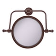 thumbnail image 1 of Retro Dot Collection Wall Mounted Swivel Make-Up Mirror 8 Inch Diameter with 5X Magnification, 1 of 11
