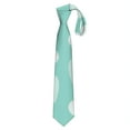 thumbnail image 1 of Retro Dots Design Men's Formal Tie - Geometric Polka Texture Satin Necktie for Prom & Weddings, Colorful Dots, Wrinkle-Resistant & Elegant Finish, 1 of 5