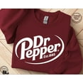 thumbnail image 1 of Retro Dr Pepper Sweatshirt: Est. 1885 Soda Lover Pullover Sweatshirt ,Maroon Color,Size L, 1 of 5