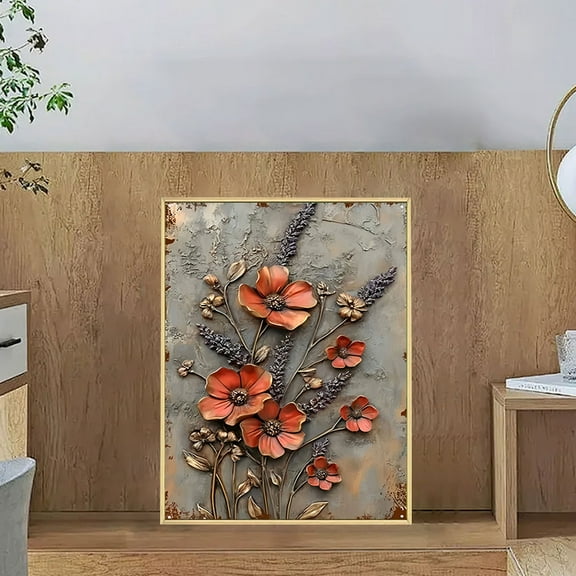 Retro Dragonfly Metal Wall Art,3D Simulation Iron Wall Hanging,Waterproof & Sunproof,Rustproof & Fade-Free,Ideal for Thanksgiving/Christmas Gifting,Easy Installation 11.81x7.87in