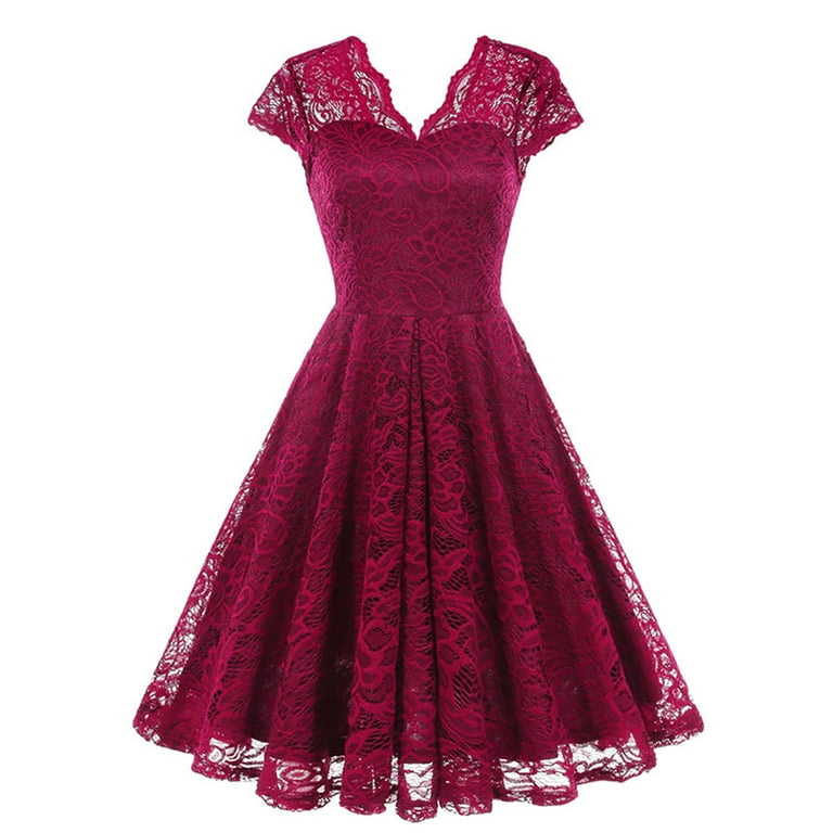 Retro Dresses for Women Women Dresses Casual Women s Sleeveless Dress Dressy Women s V Neck Sleeveless Europe and The United States Vintage Dresses Walmart
