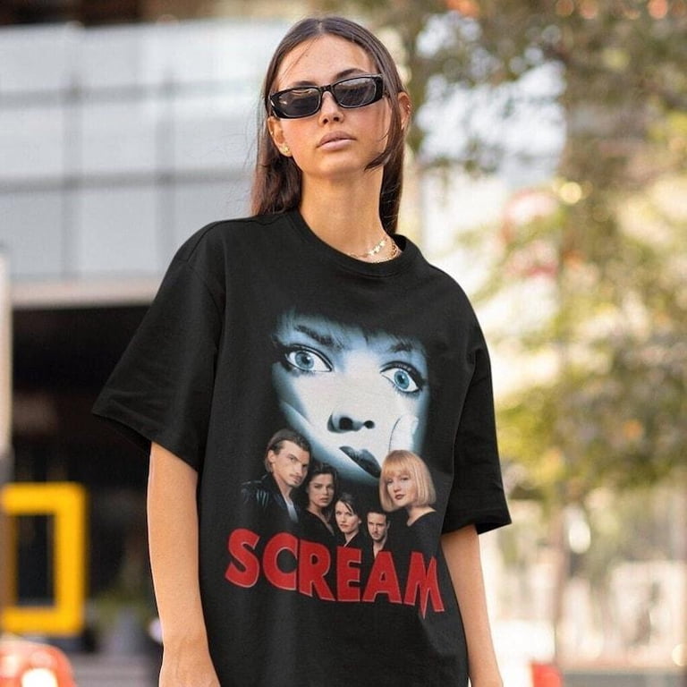 Scream T Shirt Drew Barrymore Scream Movie Art Drew Barrymore Shirt