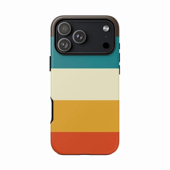 Retro Dripping Stripe Groovy Case for iPhone 11 12 13 14 15 16 17 Pro Max Plus