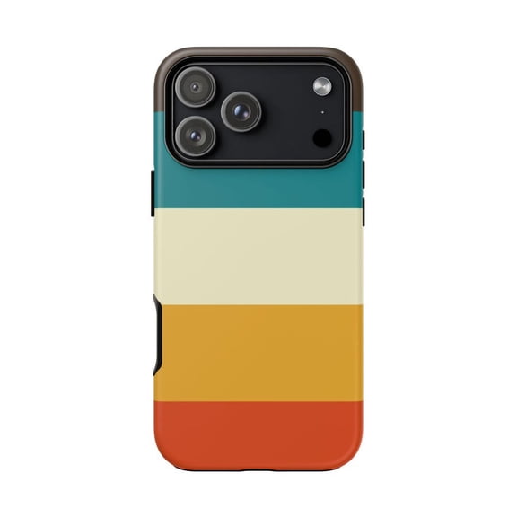 Retro Dripping Stripe Groovy Case for iPhone 11 12 13 14 15 16 17 Pro Max Plus