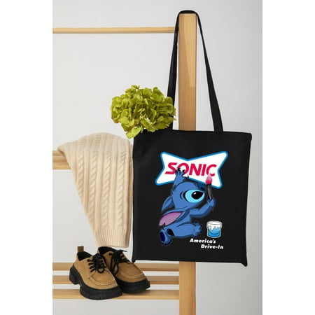 Retro Drive-In Diner Uniform Fast Food Restaurant Staff Worker Unisex Tote Bag
