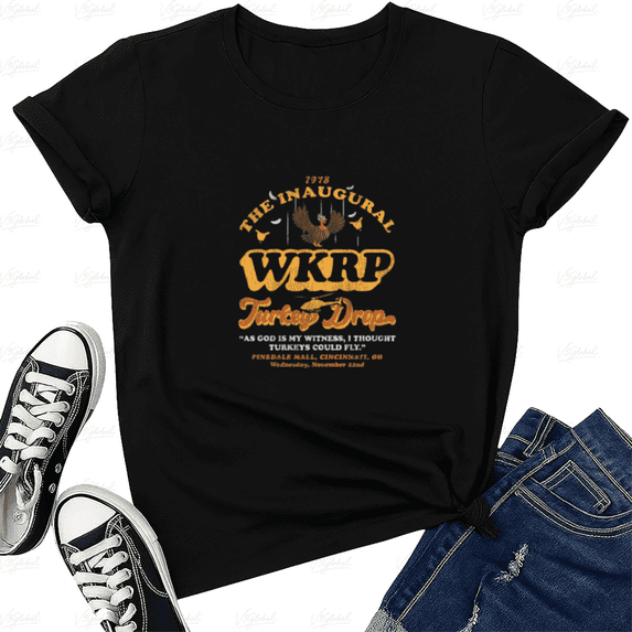 Retro Drop The Inaugural WKRP Turkey 1978 Vintage Unisex T-Shirt, up to size 5XL