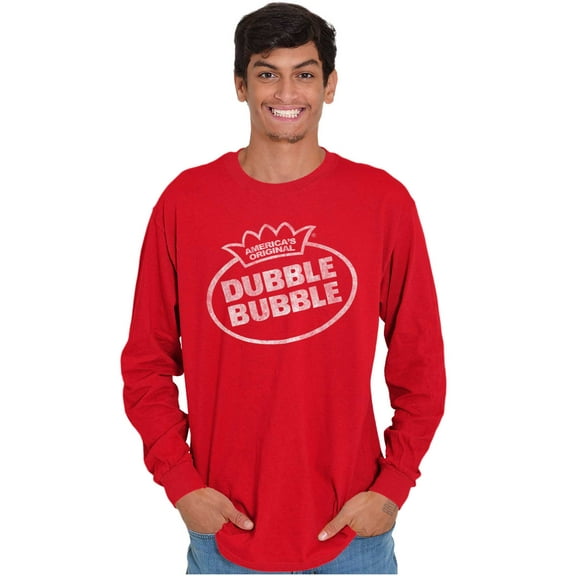 Retro Dubble Bubble Vintage Classic Logo Long Sleeve TShirt Men Women Brisco Brands S