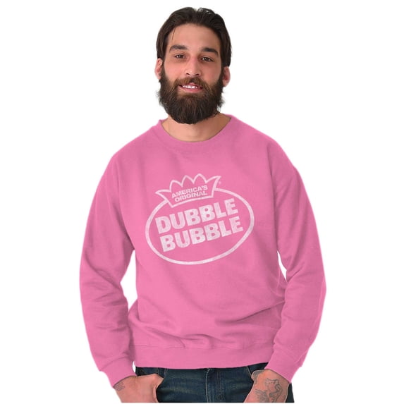 Retro Dubble Bubble Vintage Classic Logo Sweatshirt for Men or Women Brisco Brands L