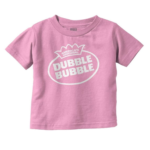 Original Dubble Bubble Brand Logo Toddler Boy Girl T Shirt Infant Toddler Brisco Brands 12M