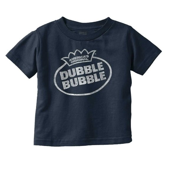 Retro Dubble Bubble Vintage Classic Logo Toddler Boy Girl T Shirt Infant Toddler Brisco Brands 12M