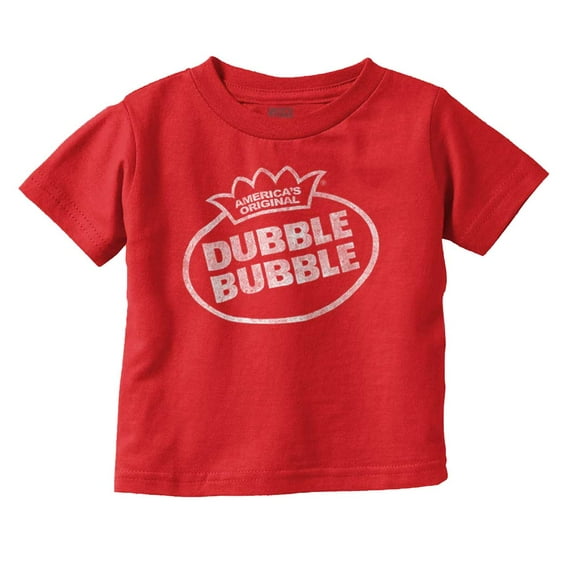 Retro Dubble Bubble Vintage Classic Logo Toddler Boy Girl T Shirt Infant Toddler Brisco Brands 18M