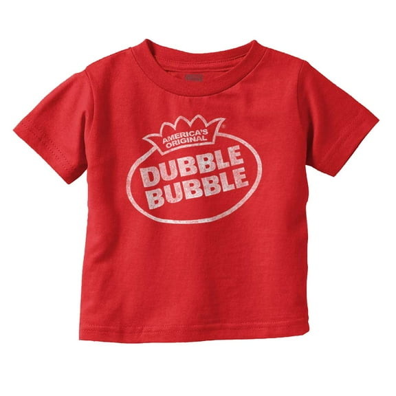 Retro Dubble Bubble Vintage Classic Logo Toddler Boy Girl T Shirt Infant Toddler Brisco Brands 2T