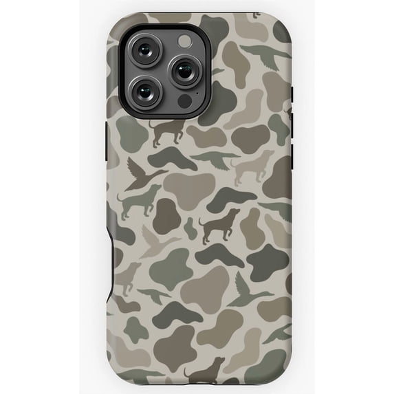 Retro Duck Camo Hunting Pattern X481 Phone Case Compatible with iPhone 17 16 15 14 13 12 11 Pro Max – Premium Protection