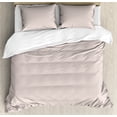 thumbnail image 1 of Retro Duvet Cover Set, Horizontal Chevron Zig Zag Pattern Geometric Monochrome Nostalgic Design, Decorative 3 Piece Bedding Set with 2 Pillow Shams, Queen Size, Cream and Lavender, by Ambesonne, 1 of 3