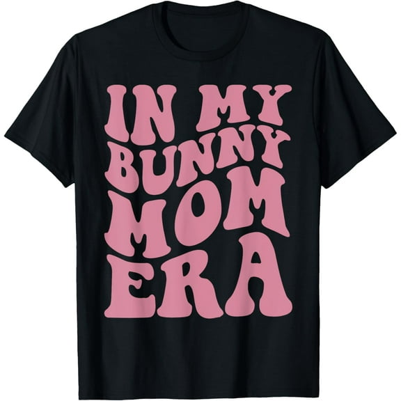 Retro Easter Day T-ShirtIn My Bunny Mom Era Mama Mommy100% pure cotton