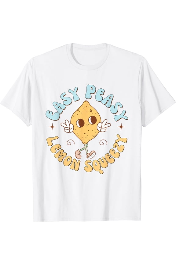 Retro Easy Peasy Lemon Squeezy Hello Summer Vacation Women T-Shirt Unisex S-5XL Hot Trending Shirt, Vintage Birthday Gift
