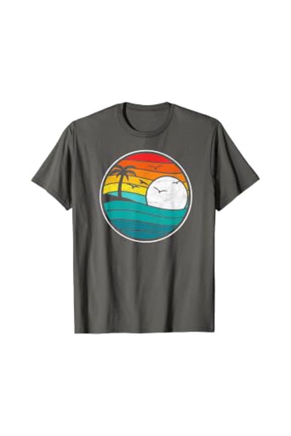 Retro Eighties Beach & Surf Graphic 80'S Vibe Graphic T-Shirt, Unisex T-Shirt