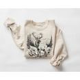 thumbnail image 1 of Retro Elk in the Wilderness Sweatshirt, Vintage Style Animal Sweater, Nature Lover, Wildlife Crewneck544 Sweatshirt All Size S-5XL, 1 of 5