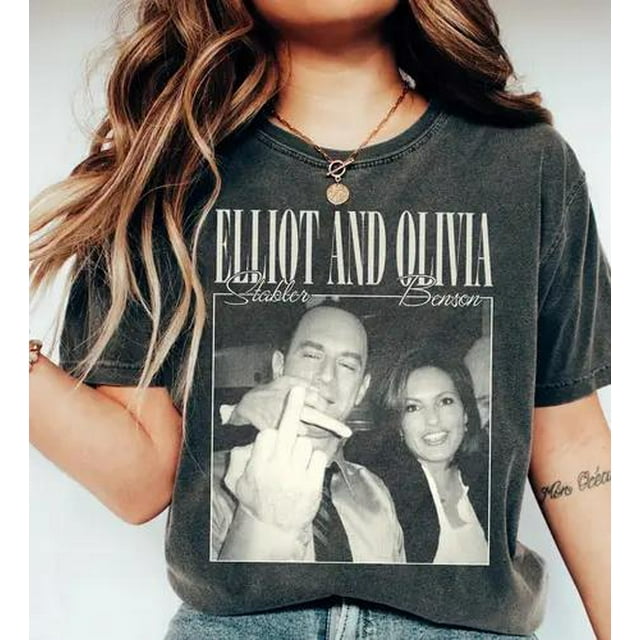 Retro Elliot Stabler And Olivia Benson . Elliot And Olivia . Law And