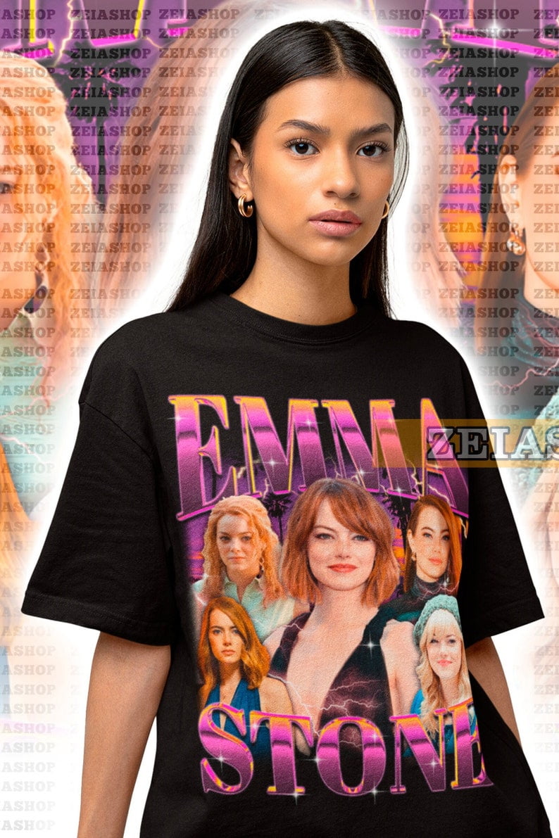 Retro Emma Stone Shirt, Emma Stone Swteater, Emma Stone Fan Merch, Emma ...