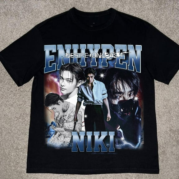 Retro Enhypen Ni-ki T-Shirt, Enhypen Niki Bad Desire Shirt, En Walk The Line World Tour