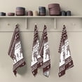 thumbnail image 1 of Retro Ethnic Elephant Tea Towels Set of 6 Inidan Kitchen Dish Cloth with Hanging Loop, 18"x28"Lint-Free Absorbent Towel for Kitchen Drying Wiping and Cleaning, 1 of 5