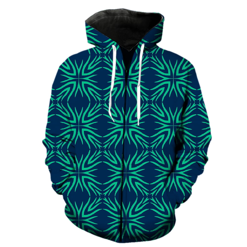 Swift Floral Peach Rouge Remix Men's Zipper Hoodie