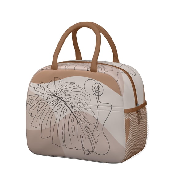 Retro Ethnic Lunch Bag - Thermal Insulated & Durable, Lightweight & Easy to Clean (Artistic Home Accents)