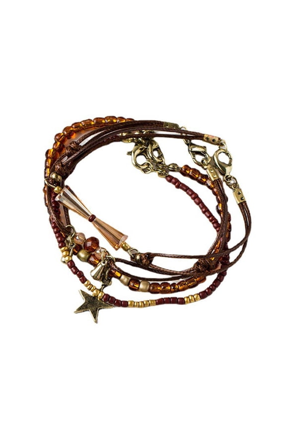 Retro Ethnic Stacking Bracelets 4-piece Bracelet Set Stacked Bra0d6 SIF