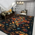 thumbnail image 1 of Retro Ethnic Style Carpet Living Room High-end Luxury American Rug Bedroom Non-slip Large Area ratio, 1 of 5