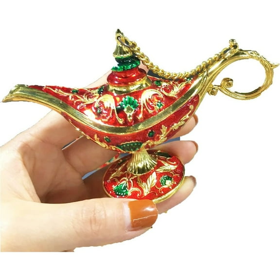 Retro European Crafts Aladdin Magic Lamp, Home, Club Decoration Zinc Alloy Craft Decoration