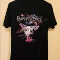 thumbnail image 1 of Retro Evanescence Band Cotton Unisex T-Shirt, Gift For Fan, 1 of 5