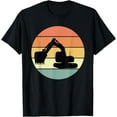 thumbnail image 1 of Retro Excavator Apparel Heavy Construction Equipment T-Shirt, 1 of 5