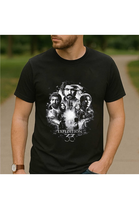 Retro Expedition 33 T-shirt, Gamer Tee, Expedition 33 Merch, Game Fan Gift, Unisex Graphic Shirt