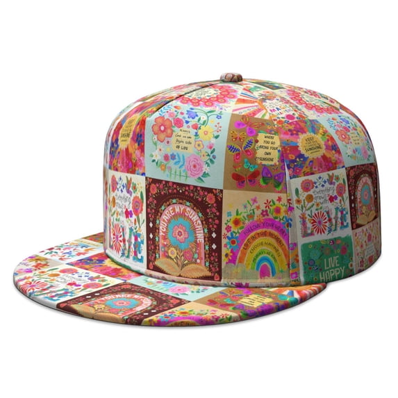 Retro Explorer Snapback – Rustic Flat Visor Cap, Adjustable for Men & Women