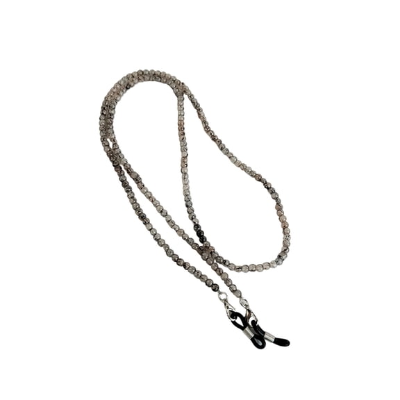 Retro Eyeglass Chain Glass Bead Necklace Lightweight Chain Comfortable Eyeglass Accessory For